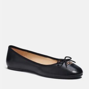 Coach Black Flats